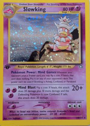 Slowking, graded 8.5