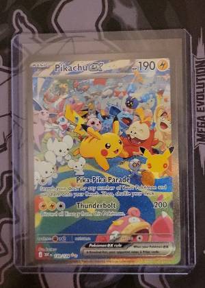 Pikachu ex, graded 8.5