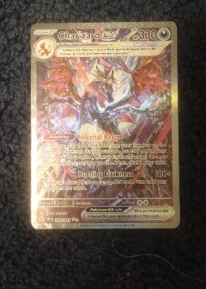 Charizard ex graded 9