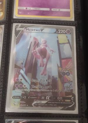Mewtwo V (Alternate Full Art) graded 9