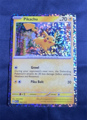 Pikachu, graded 6.0