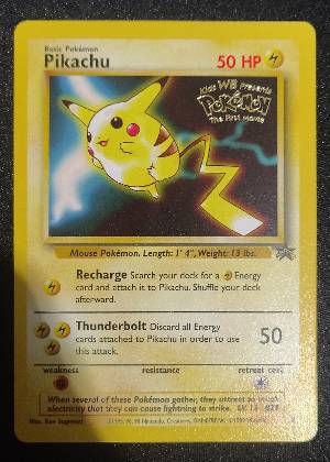 Pikachu (Movie Promo), graded 9.0