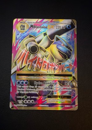 M Blastoise EX (Full Art), graded 9.0