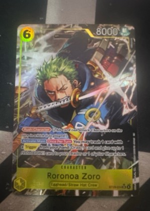 Roronoa Zoro, graded 7.5