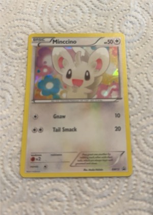 Minccino - BW13 (Cosmos Holo), graded 7.5