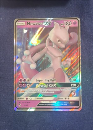 Mewtwo GX, graded 7.5