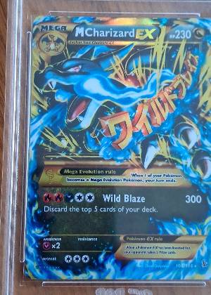 M Charizard EX (X) (Secret) graded 9