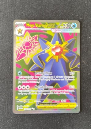 Mega Starmie ex graded 6 & below