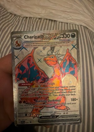 Charizard ex - 056 graded 8