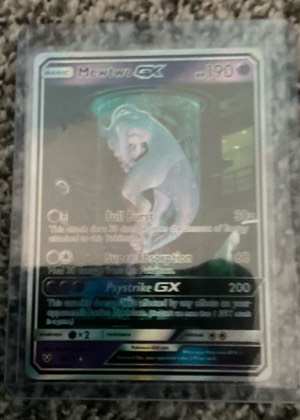 Mewtwo GX (Full Art), graded 7.5