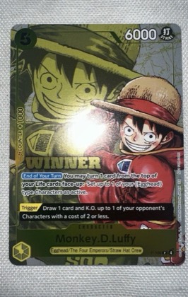 Monkey.D.Luffy (Tournament Pack 2026 Vol. 2), graded 9.0
