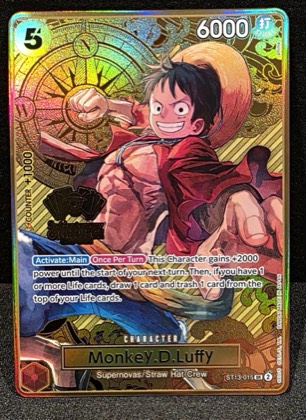 Monkey.D.Luffy, graded 9.0