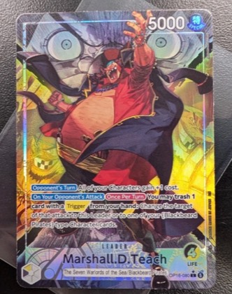 Marshall.D.Teach (080) (Alternate Art), graded 9.0