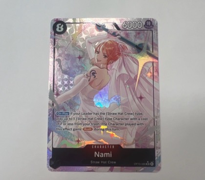 Nami (OP15-086) (Alternate Art), graded 9.0