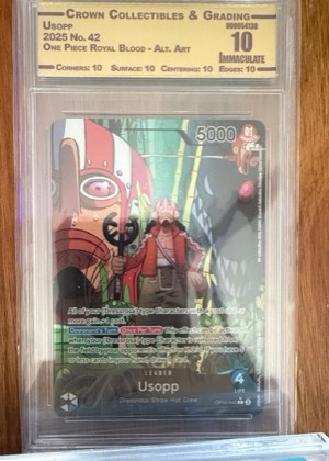 Usopp (042) (Parallel), graded 10.0