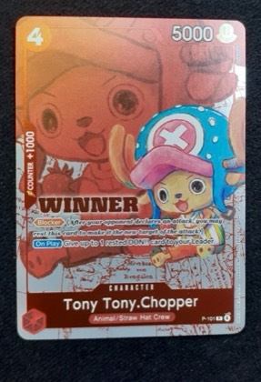Tony Tony.Chopper (Winner Pack 2026 Vol. 2), graded 8.5