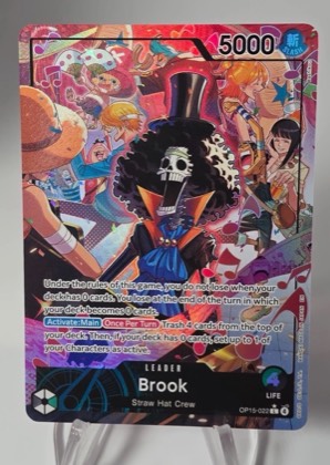 Brook (OP15-022) (Alternate Art), graded 8.5