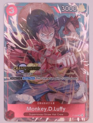 Monkey.D.Luffy - P-006 (Winner Pack Vol. 1), graded 9.0