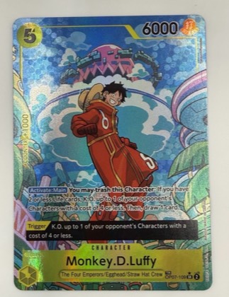 Monkey.D.Luffy (109), graded 9.0