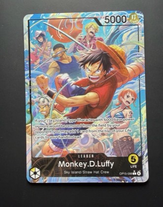 Monkey.D.Luffy (OP15-098), graded 7.0
