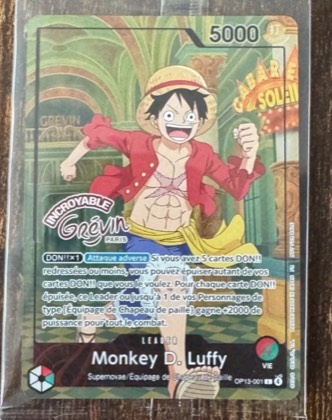 Monkey D. Luffy, graded 9.5