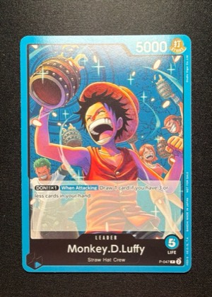 Monkey.D.Luffy (047) (Premium Card Collection -Live Action Edition-), graded 9.5