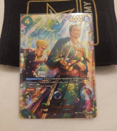 Roronoa Zoro - PRB02-006 (Alternate Art), graded 9.0