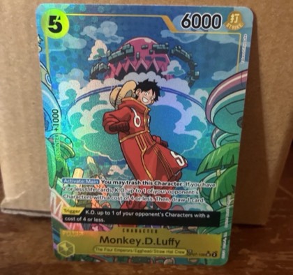 Monkey D. Luffy (The Four Emperors / Egghead / Straw Hat Crew), graded 8.5