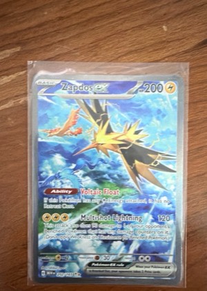 Zapdos ex - 202/165 graded 9