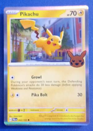 Pikachu, graded 8.5