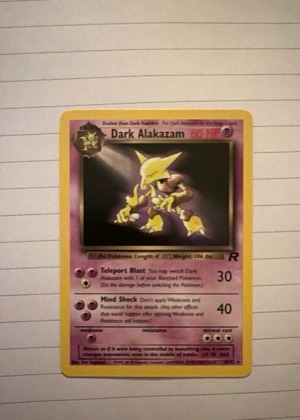 Dark Alakazam, graded 8.0