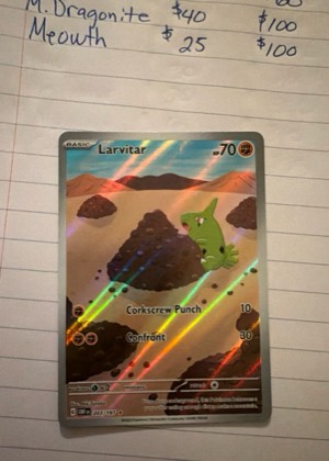 Larvitar, graded 9.0