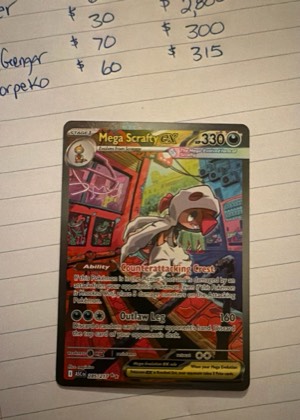 Mega Scrafty ex, graded 9.0