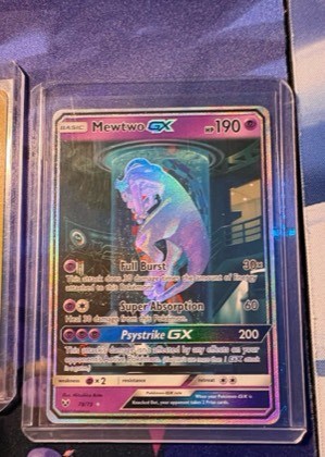 Mewtwo GX (Secret Shining), graded 9.0
