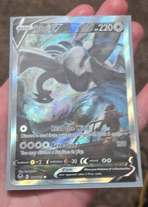 Lugia V (Alternate Full Art), graded 8.5