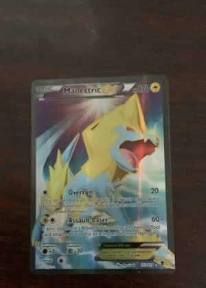 Manectric EX (113 Full Art), graded 7.5
