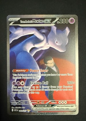 Team Rocket's Mewtwo ex, graded 9.0
