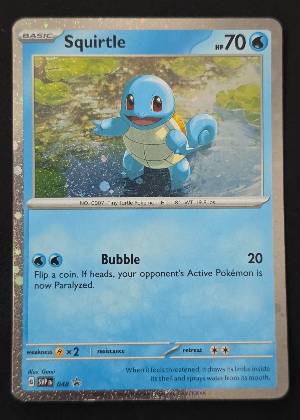 Squirtle - 048 (Cosmos Holo), graded 9.0