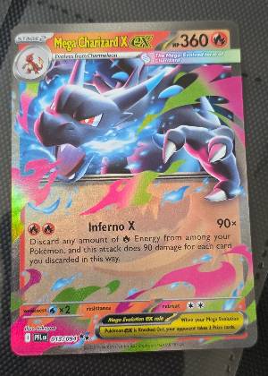 Mega Charizard X ex, graded 9.0
