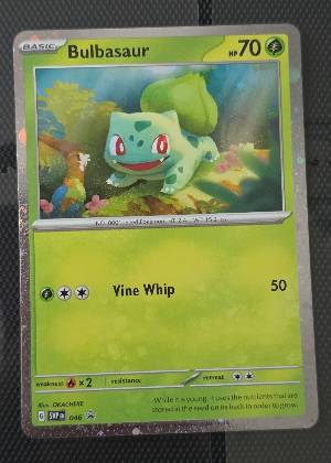 Bulbasaur - 046 (Cosmos Holo), graded 9.0