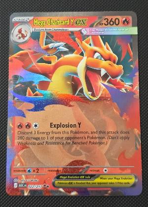 Mega Charizard Y ex, graded 9.0