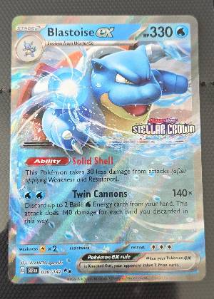Blastoise ex, graded 9.0