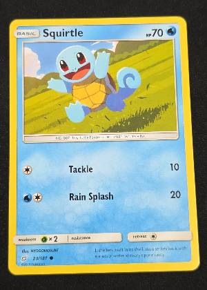 Squirtle, graded 9.0
