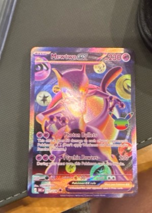 Mewtwo ex graded 8.5