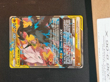 Reshiram & Zekrom GX, graded 9.5