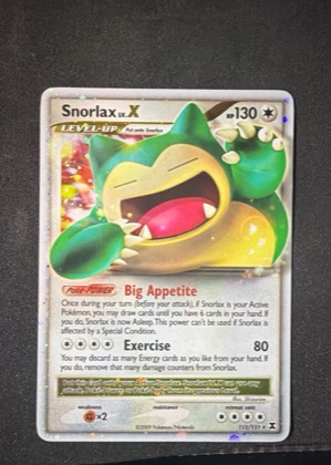 Snorlax Lv.X, graded 9.0