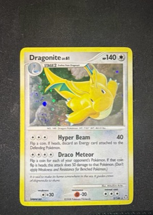 Dragonite, graded 7.5