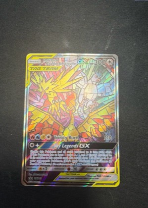Moltres & Zapdos & Articuno GX graded 9.5