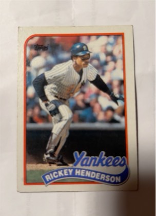 Rickey Henderson, graded 6.3