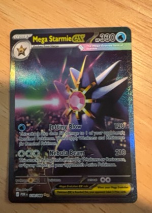 Mega Starmie ex, graded 9.0